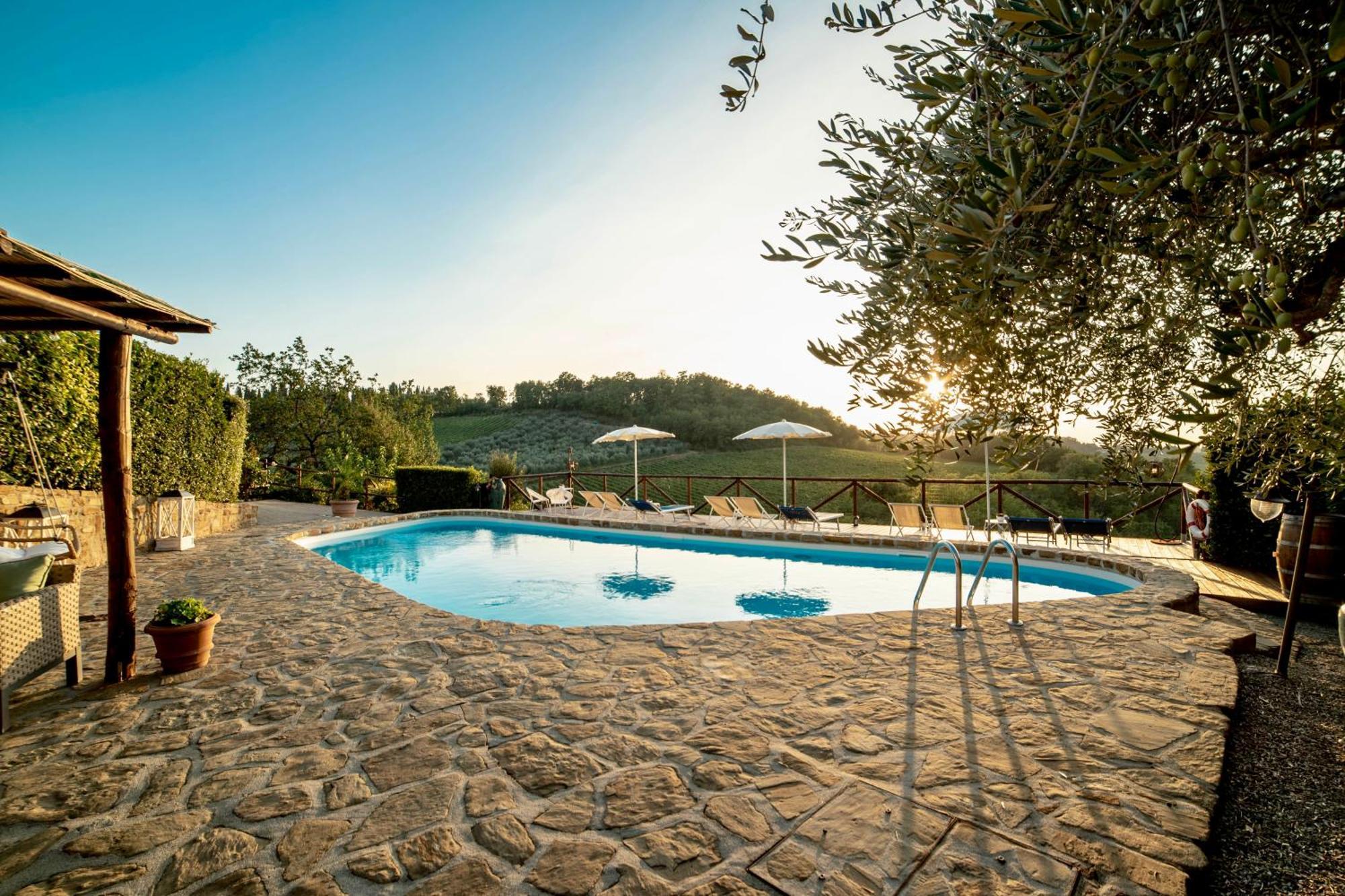Podere Vergianoni Immerso Nelchianti Con Piscina Tavarnelle Val di Pesa Zewnętrze zdjęcie